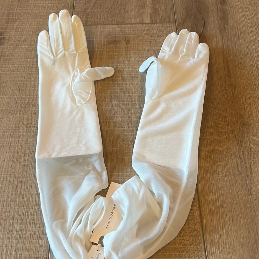 Anthropologie Carolina Amoto Sheer Gloves